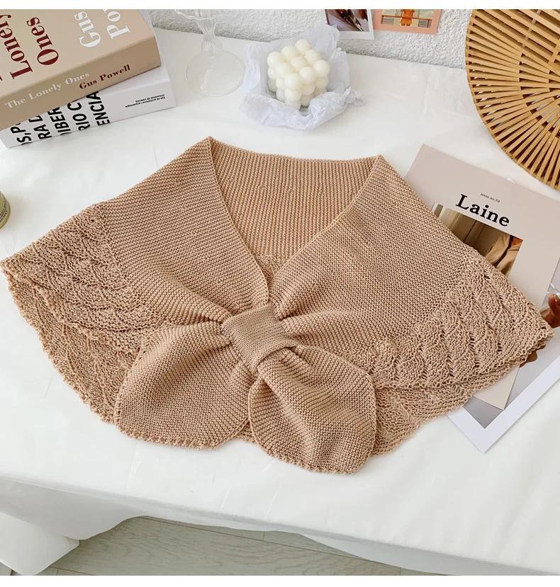 Ny vår- og sommer nakke-beskyttelse klimatisert rom med skulderskjerf og kjendisstil liten sjal aldersreduserende