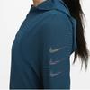 Nike FW22 Solid Color Sport Casual Hoodie Women Tops Dark-Blue DQ6650-460