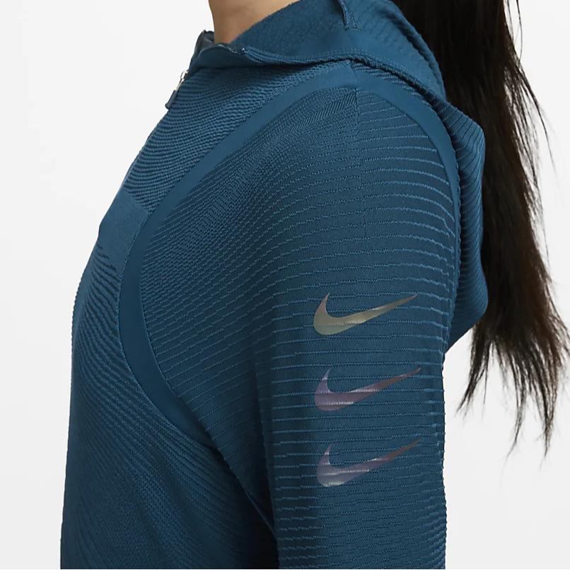 Nike FW22 Solid Color Sport Casual Hoodie Women Tops Dark-Blue DQ6650-460