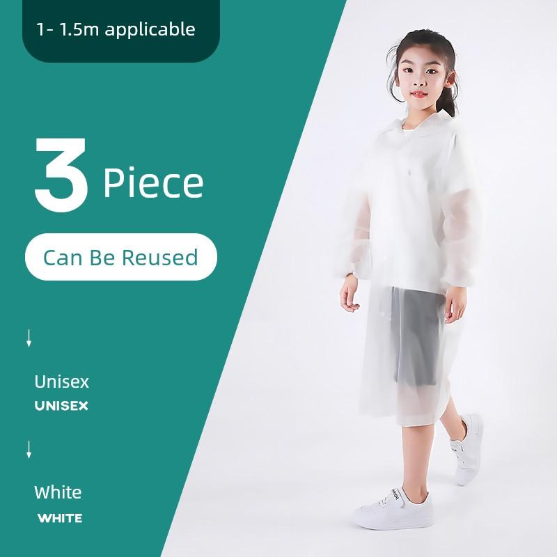 Children's Disposable Raincoat, Full-Body Portable Poncho for Kindergarten Students, Boys and Girls, Elementary School Students, with Thickened