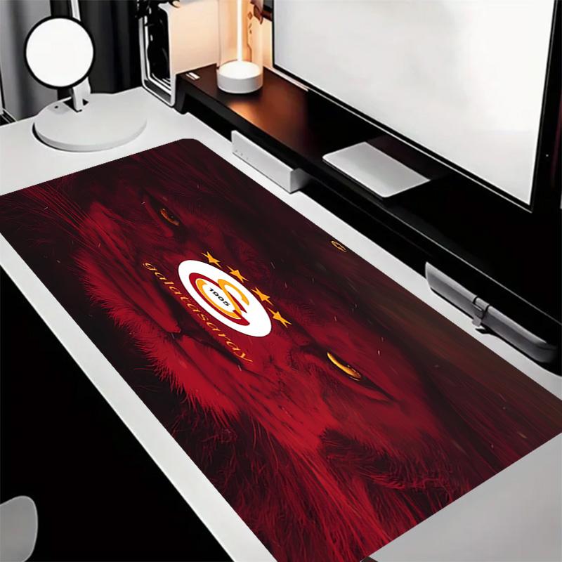 Galatasaray S.K Theme Premium Non-slip Mouse Pad with Stitched Edges,Durable Rubber Material,for Desktop & Gaming Great Gifts