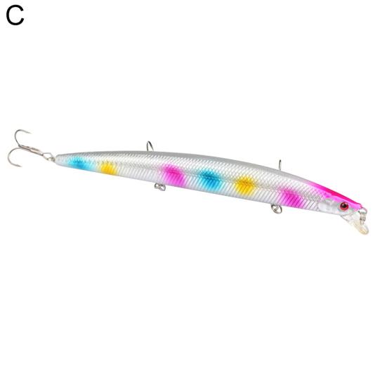 MUQZI Sporttillbehör Simulering Fisk Långfiske Lure Crankbaits Krokar Minnow Hard Baits Tackleverktyg