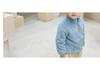 Unisex Kids' Velvet Jacket - Solid Color Long Sleeve for Spring & Autumn