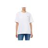 Calvin Klein Patterned Short Sleeve Round Neck T-Shirt Women Tops White J225498-YAF