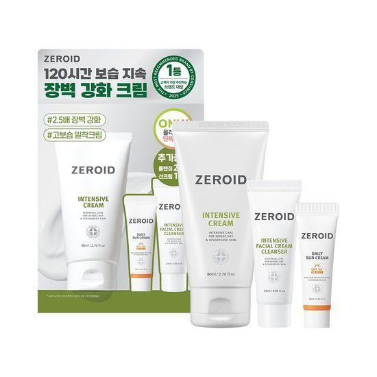 ZEROID Intensive Cream 80ml (+ Cream Cleanser 25ml + Daily Sunscreen 10ml)