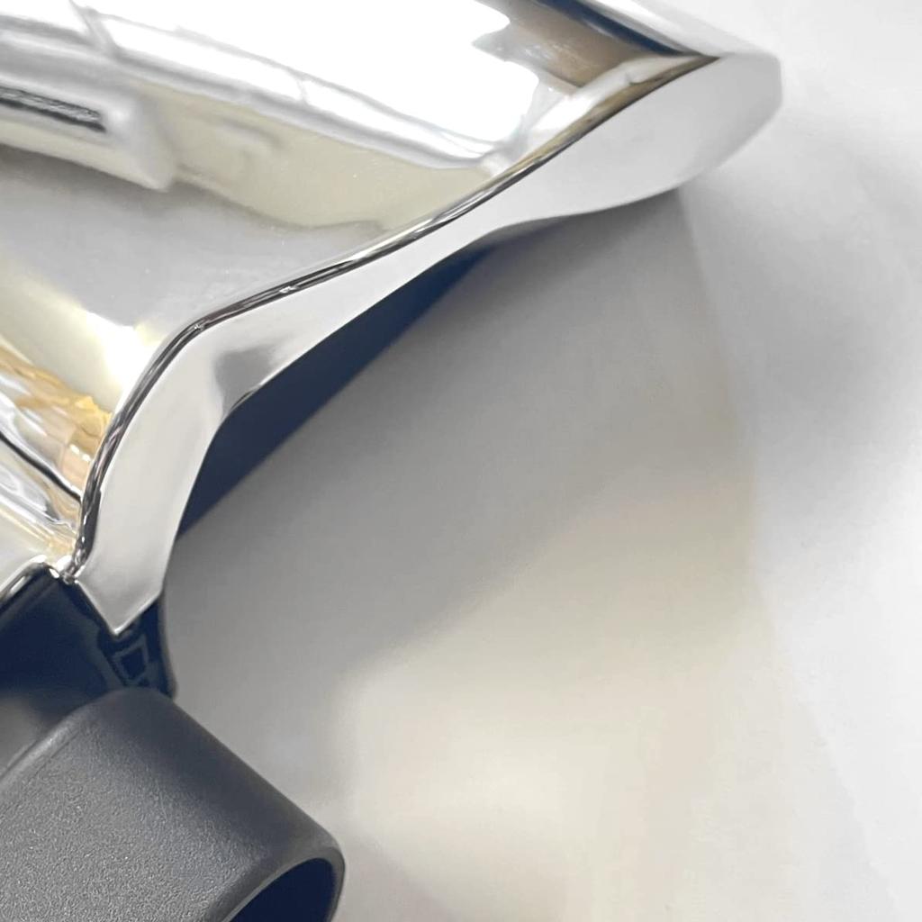 CGP Door Mirror Covers with Base Covers, Adhesive, Chrome, for S700V, S710V, and Late Model Hijet Trucks (Set of 4, Left and Right, CGP5945-D12-SET)