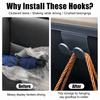 ABS Glove Box Hooks Non-Slip Storage Rack Clip Durable Bag Hooks for Tesla Model 3 Model Y Car