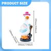 Duck Figurine Garden Statue Cartoon Decorative Housewarming Decor Resin for Home Outside Porch