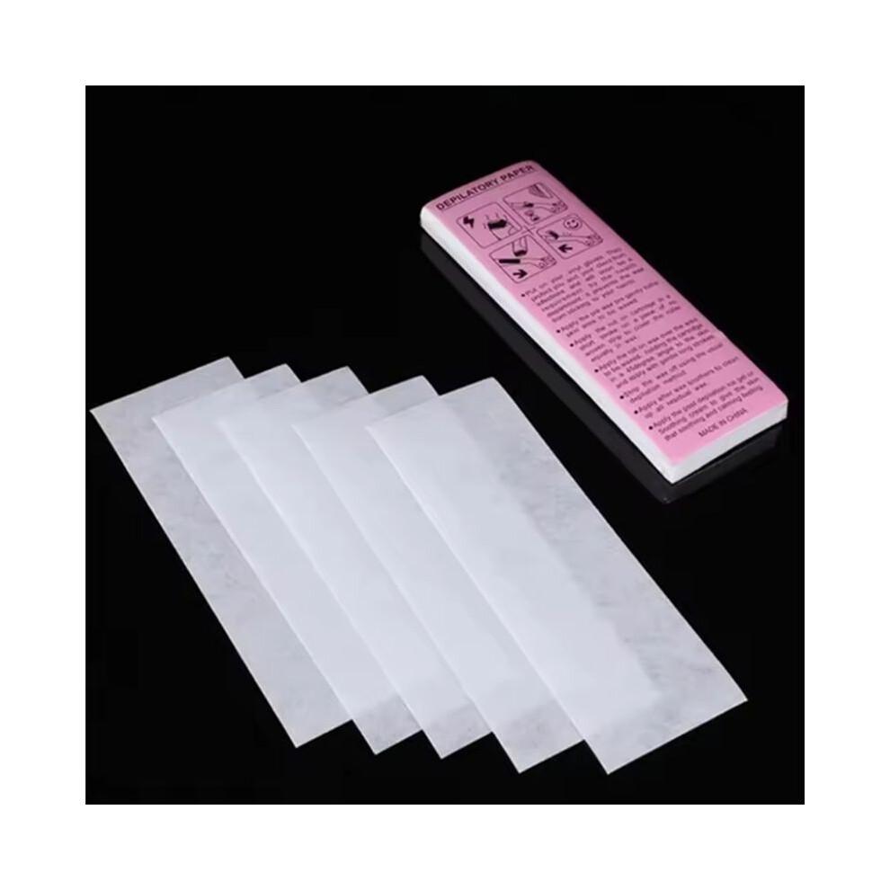 500 Pièces de Papier de Cire Non Tissé pour Épilation Du Corps, des Jambes et des Bras, pour Femmes et Hommes, Haute Qualité