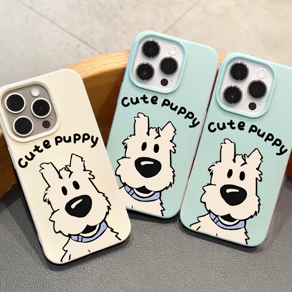 Phone Case for iPhone 11 13 Case iPhone 12 14 15 16 Pro Max 12 Pro 15 Plus Leather Painted Waterproof Drop-proof and Wear-resistant Cartoon