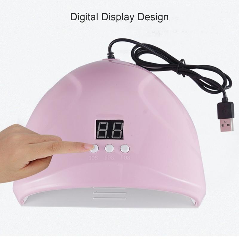 Uv Led Nail Lamp USB Nail Dryer Curing Lamp Nail Dryer For Gel And Regular Polish UV Light for Nails with 3 Timer Set