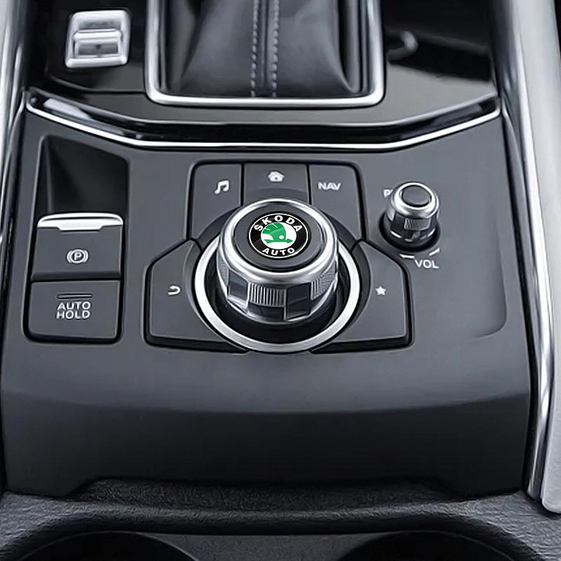 2/4/6 ks Samolepka na klíčovou dírku zámku dveří auta Znak Ochranná samolepka na auto pro Škoda Octavia Enyaq Rapid Karoq Derivati Fabia Kodiaq Kamiq Superb Yeti