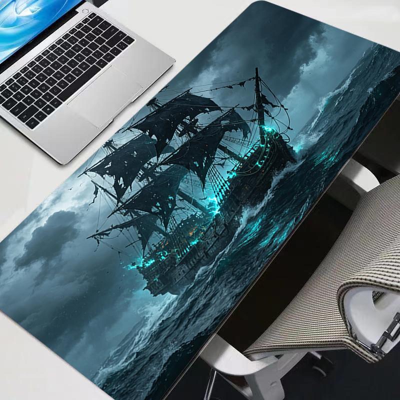 Mauspad Retro Schatzkarte Erweitertes Mauspad Teppich Gamer PC Computer Tastatur Schreibtischmatte Heiße Gaming-Zubehörteile Großes Mauspads