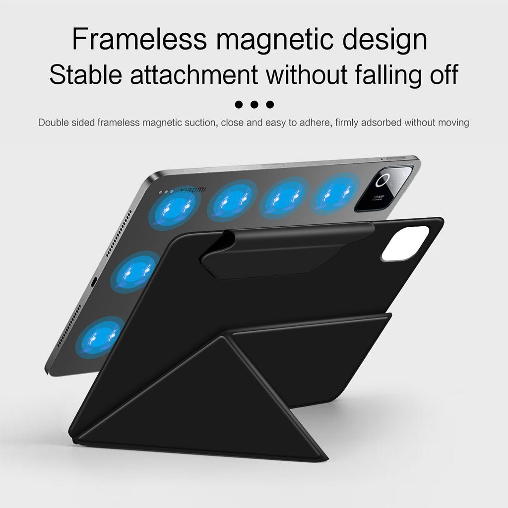 Xiaomi Pad 8 Pro/Pad 8 için Deri Kılıf Origami Standı Manyetik Tablet Kılıfı Otomatik Uyanma/Uyku