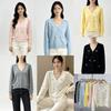 Sweet Floral Knit V-Neck Cardigan - Korean Design for Autumn/Winter