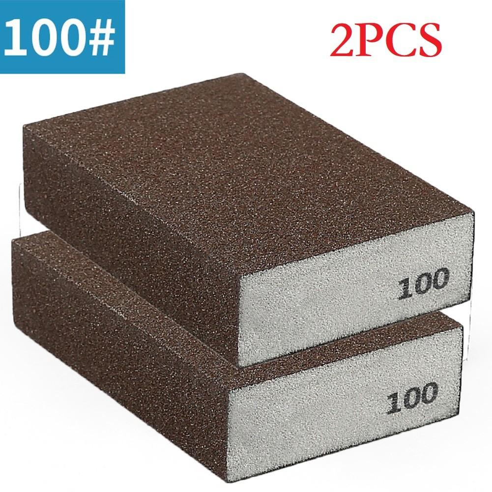 2PCSGrit Sanding Sponge Blocks Flexible Wet High Density