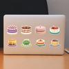 50 New Birthday Cake Graffiti Stickers Car Mobile Phone Water Cup Decoration Stickers Waterproof Creative Hand Note Stickers