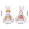 Beautiful Easter Rabbit Doll Decorative Easter Rabbit Toy Perfect for Holiday Decorationa and Window Display