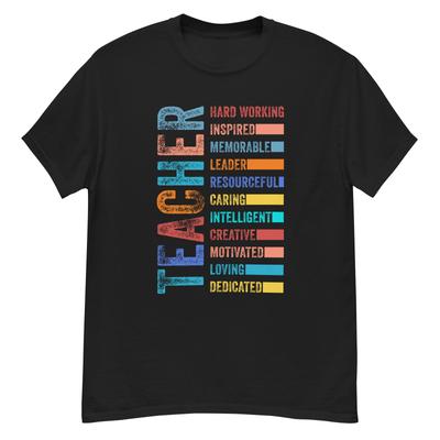 Back To School T-Shirts Teacher Appreciation Positive Words Shirts
