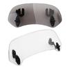 Motorrad Universal Klar Verstellbare Windschutzscheibe Windabweiser Windschild