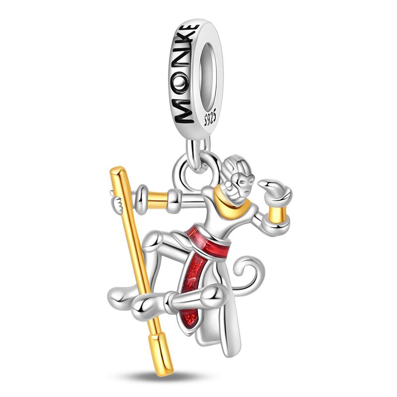 100% Copper Princess Dress Castle Witch Prince Dream Series Charms Beads Fit 3Mm Original Bracelets Diy Fine Jewelry Making