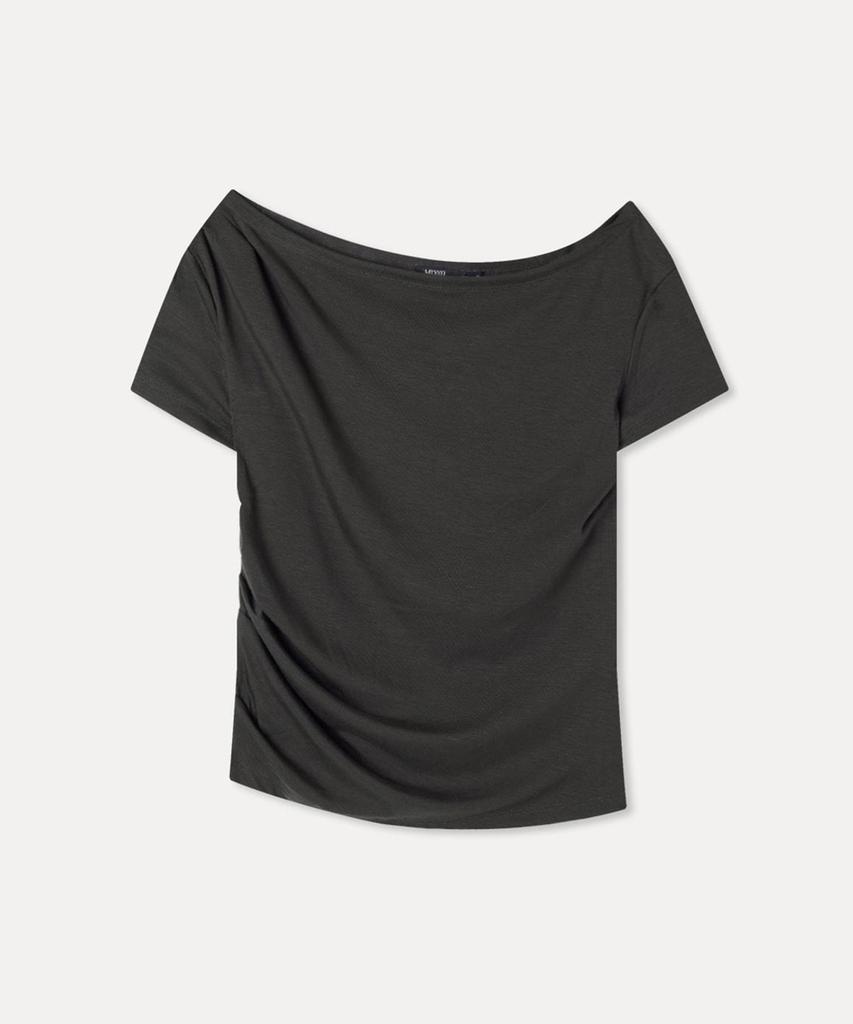 MIXXO One-Shoulder Short Sleeve T-Shirt_Miwhwg904A