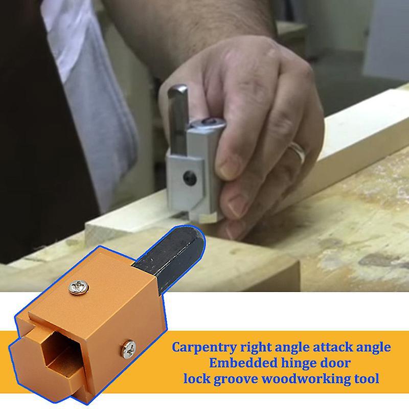 Corner Chisel Tool High Accuracy Quick Cutting Hinge Recess Corner Wood Chiseling Tool for Squaring Hinge Recess