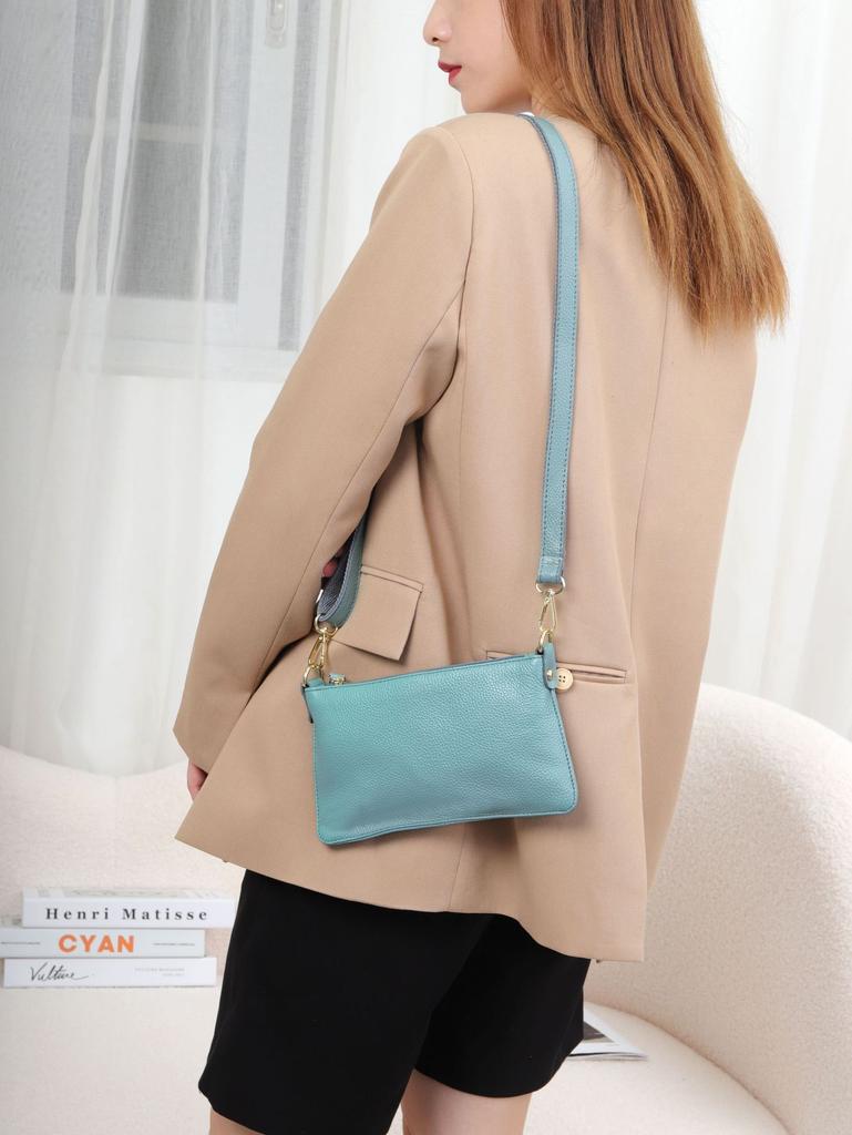 Exclusive Bags Women's Leather First-layer Cowhide Clutch Bag Cross-body Mobile Phone