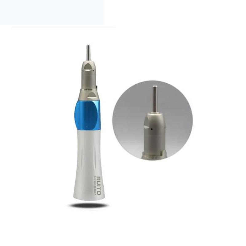 Dental 2/4 Holes Air Motor Contra Angle Low Speed Handpiece Latch E-Type External  Single Water Spray Dental Supplies