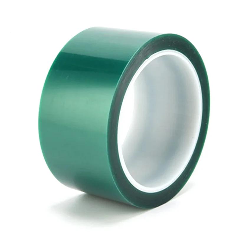 Top Quality Green Polyester High Temperature Heat Masking PET Silicone Tape For Painting Powder Coating Anodizing Circuit Boards