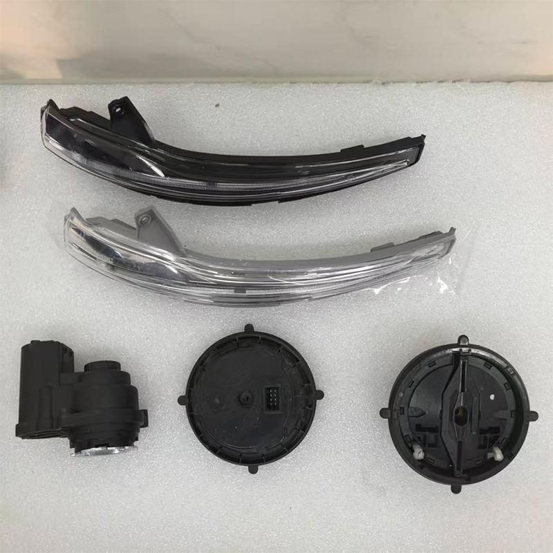 For Mercedes Benz C GLC S E Class W205 X253 W222 W213 W238 Car Rear Mirror Glass Cover Frame Turn Signal Light Caps Shell LHD