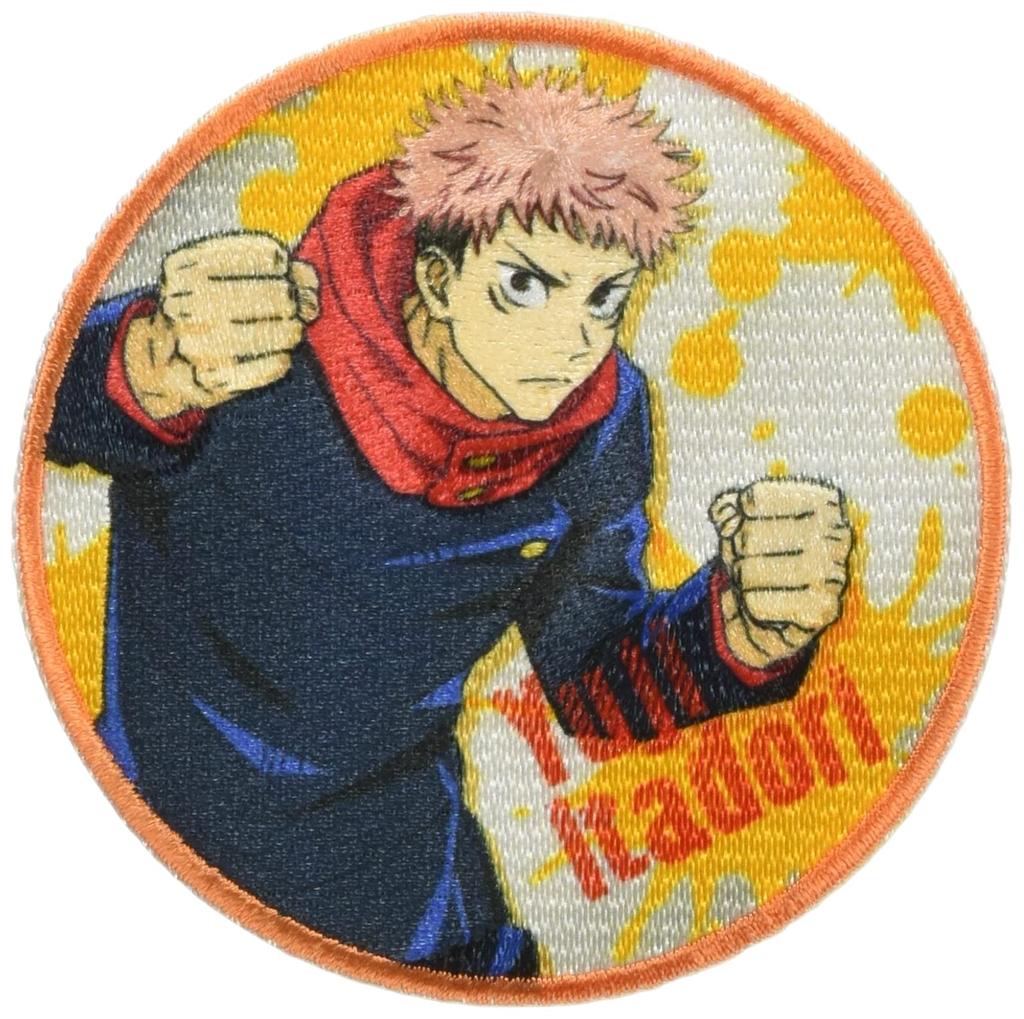 Pioneer Jujutsu Kaisen Yuji Patch, Sticker/Iron-on, Large, Itadori, PML1201-PML16