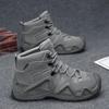 Men's 2025 Autumn High-Top Hiking & Work Boots - Non-Slip, Wear-Resistant for Outdoor & Construction.