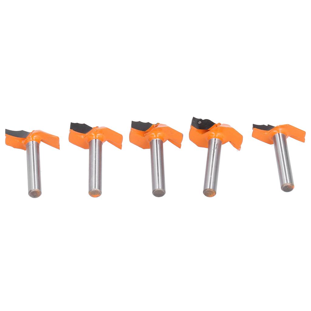 5Pcs 14 Schaft Router Bit für Schrank Tür Holzbearbeitung Cutter Werkzeuge Fräser