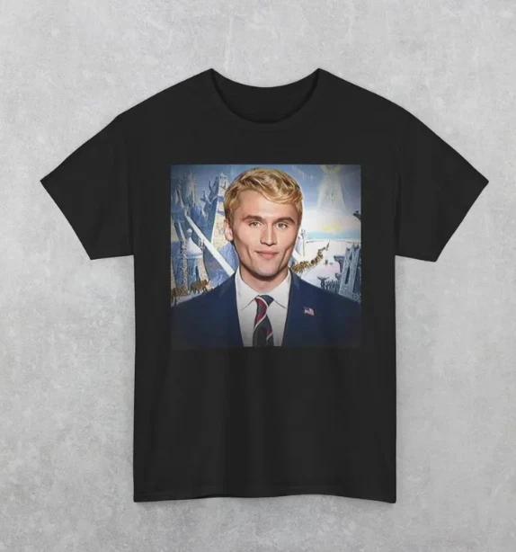 Agartha Kirk T-Shirt, Charlie Kirk In Agartha Tee M