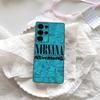 N-Nirvana Rock Band Phone Case For Samsung S 24 Fe 25 Ultra Plus 20 Lite 21 30 22 23 24 22 Ultra 5G Fundas