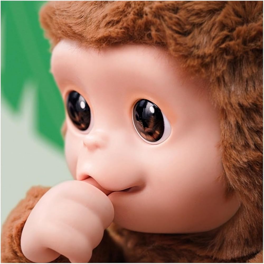 Takara Tomy Baby Monkey Toy Interactive Plush Soft Toy for Kids
