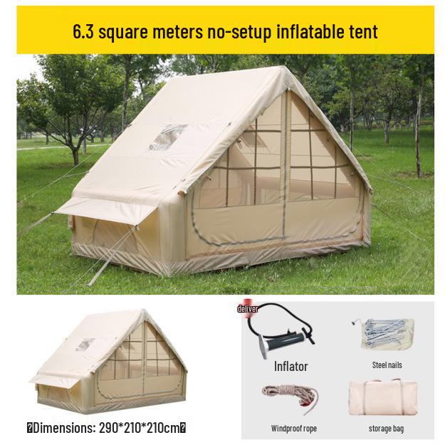 Inflatable Rainproof Camping Tent Set for 2-12 People