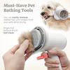 Dog Brush for Shedding, 2in1 Pet Hair Dryer Dog Grooming Brush with Removable Comb, Adjustable Temperature Speed, Portable Brush
