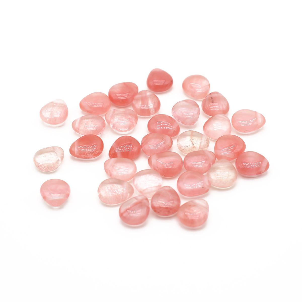 

10 шт. в партии бусины из натурального камня каплевидной формы кристалл розовый кварц агат бирюза свободные бусины для изготовления ювелирных изделий DIY аксессуары для ожерелья 10x12x5 мм 10Pcs/Watermelon Red