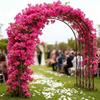 1 Stück Realistische Künstliche Blumen UV-beständig Seide Seiden Bougainvillea Blüten Zweig 80cm Lang Hängend