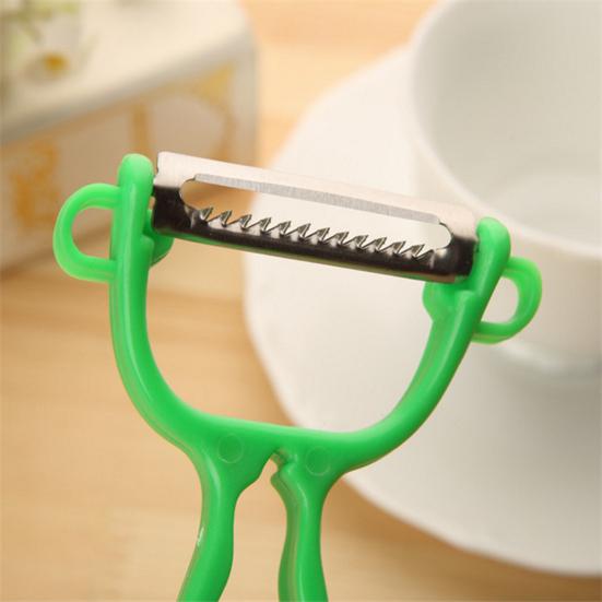2Pcs Multifunctional Fruit Vegetable Peeler & Grater, Double Side Stainless Steel Blade Peeler and Grater, Sharp Blade Peeler for Kitchen Cucumbers