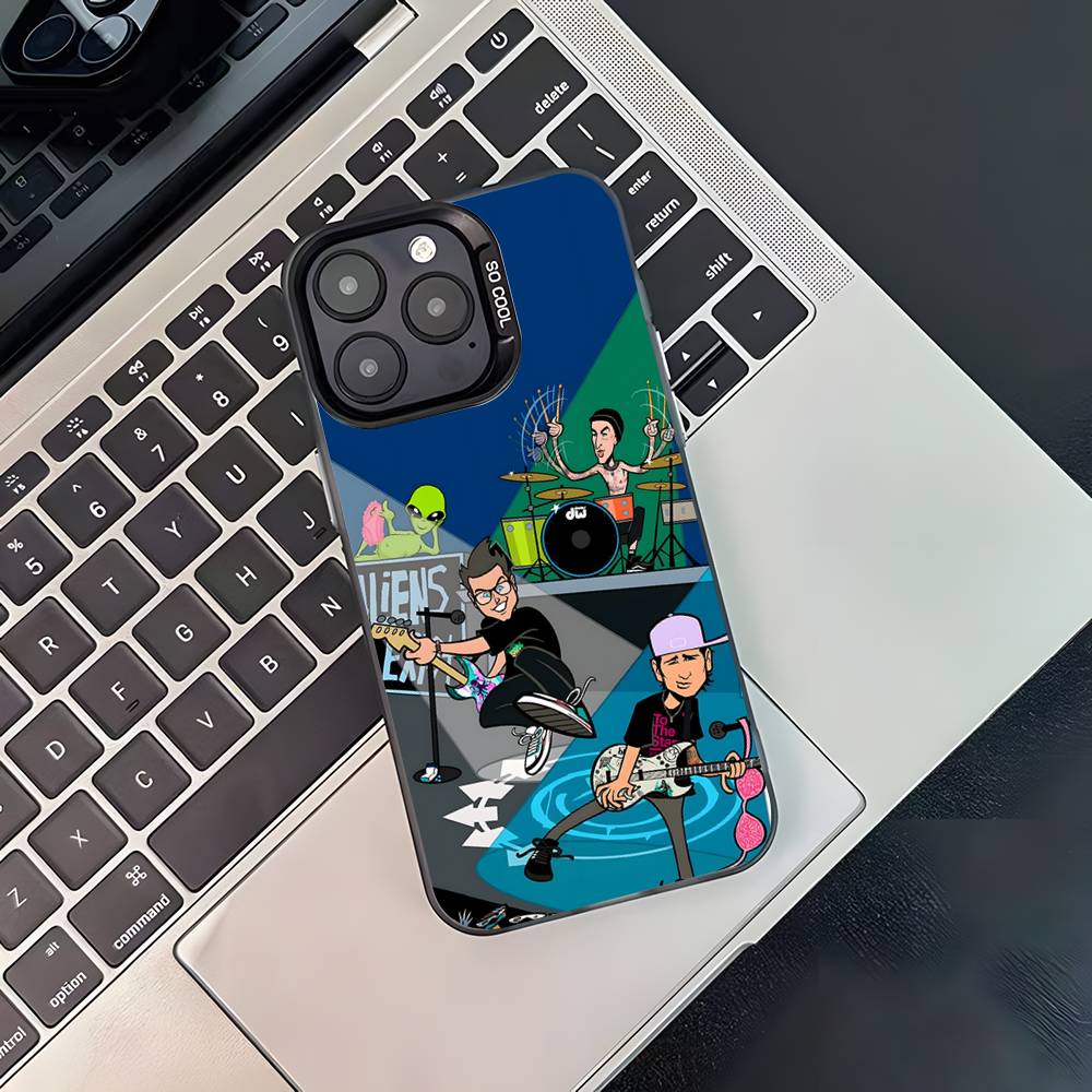 

W-Weezer Band For iPhone 17,16,15,14,13,12,11,Pro,MAX,Plus Black Shockproof Candy Matte Cover iPhone11