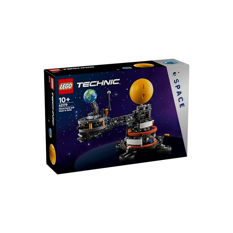 LEGO Technic Earth and Moon Orbit 526 Pieces STEM Toy, Birthday/Christmas Gift, Building Blocks, Boys, Girls, Children Ages 10, 11, 12, Elementary