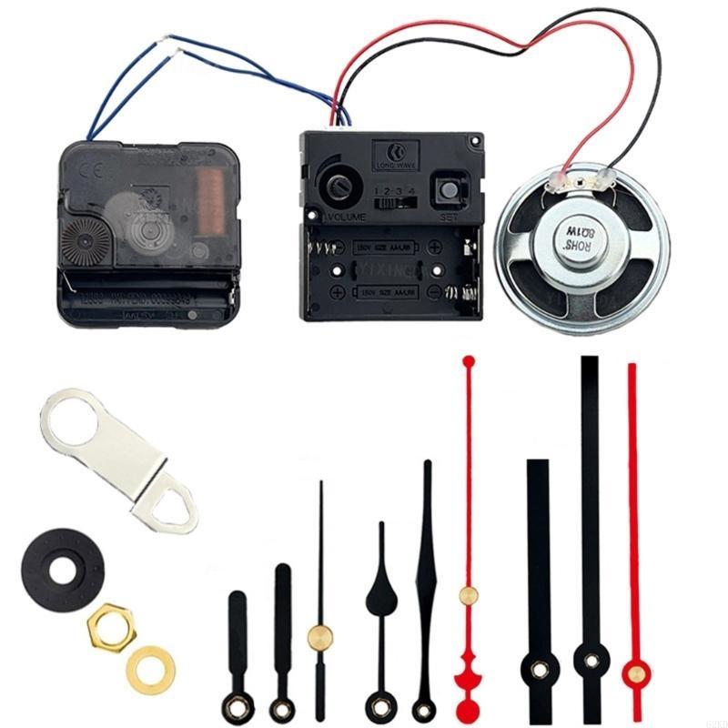 62KD DIY Quartzs Clock Mechanism Set Battery Powered Motor Replacements 12888 Clock Movement for Wall Clocks for Hobbyists