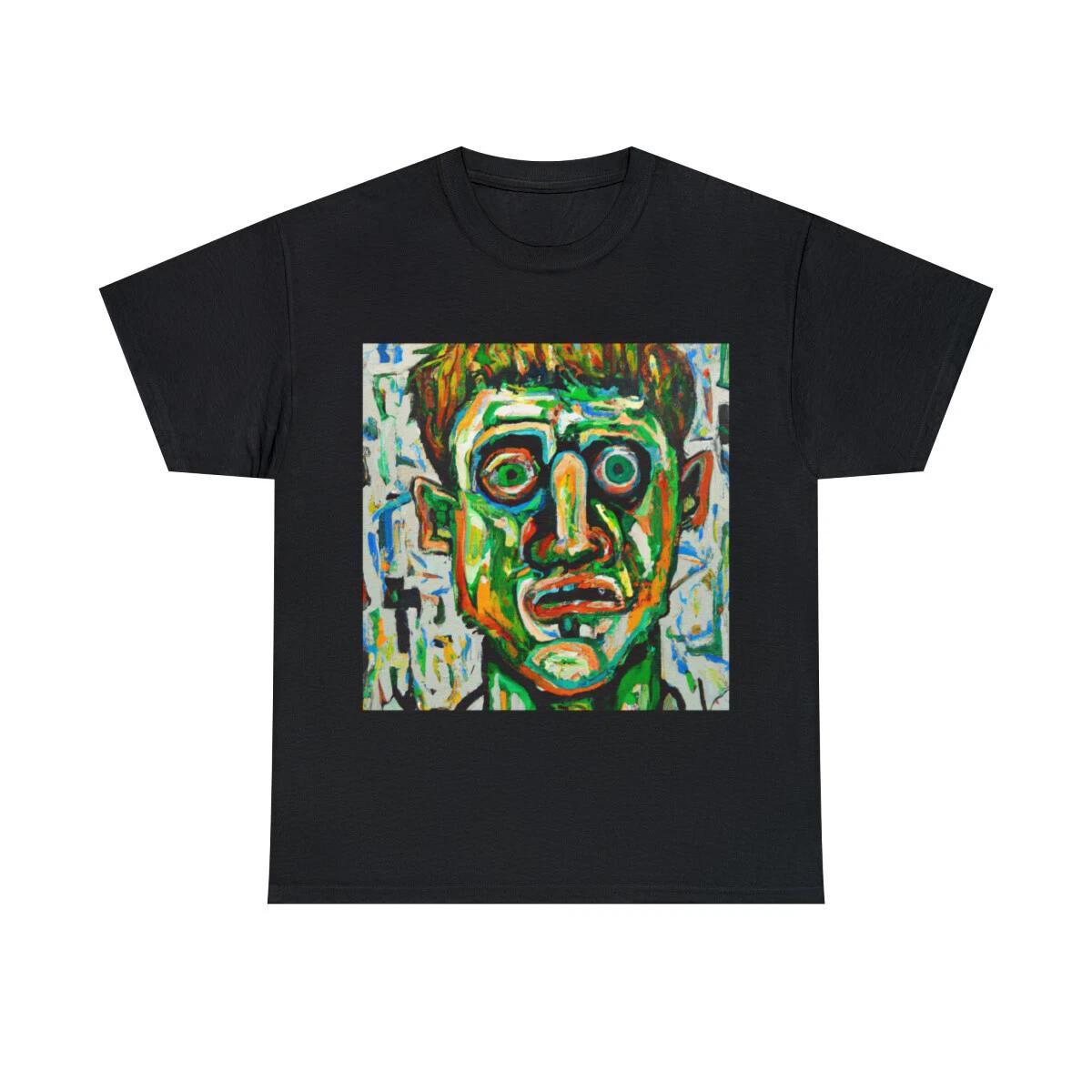 Fine Art T Shirt Unisex Adult Face Abstract Painting Pop Art Streetwear Retro 3XL
