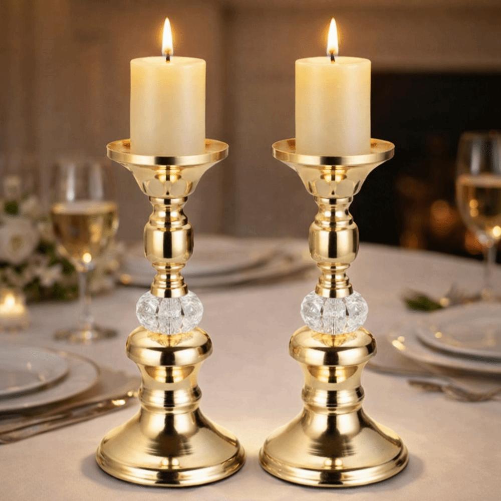 Europejski Styl Świecznik Stołowy Vintage Stojak na Świecę Baza Świecy Aromaterapeutycznej Impreza