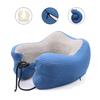 Memory Foam Travel Neck Pillow U-Shaped Adjustable Airplane Car Flight Pillow