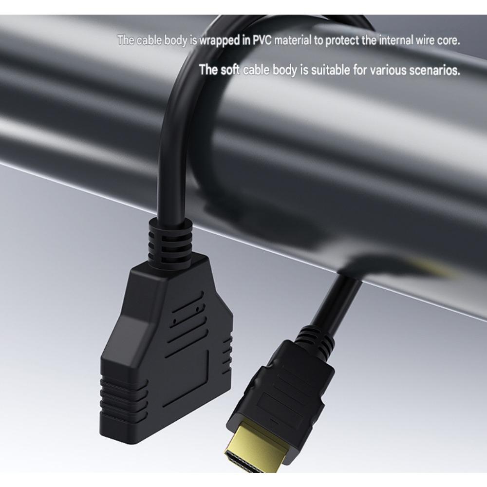 HDMI 1 to 2 Splitter Cable HDMI 1Input 2Output Splitter Male to Dual Female HD Cable
