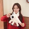 Winter Shawl Warm Scarf Thick Neck Warmer Stylish Adult Cartoon Scarf Neckwear